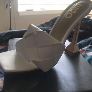 White Ego Heels